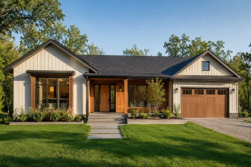 A Prefab Single Family House
