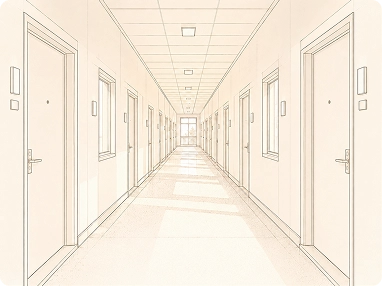 Double Loaded Corridor