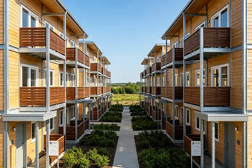 Lyngou Prefab Apartment Building Solution