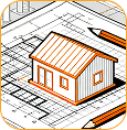 Planning And Designing Prefab Homes Icon