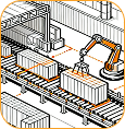 Prefab Homes Production Icon