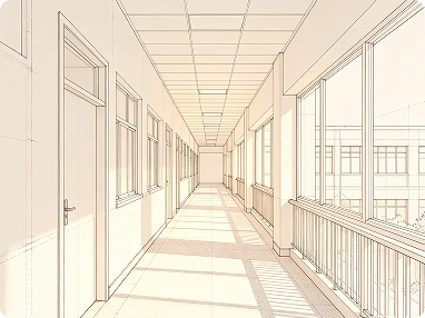 Single Loaded Corridor