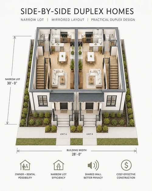 A Duplex Home Layout Example