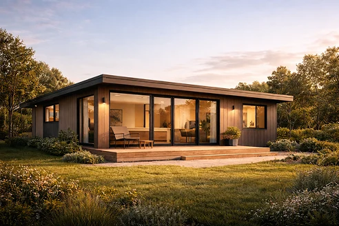 A Cozy Prefab Residential Home