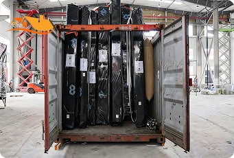 Lyngou Prefab Home Parts Loaded In Container