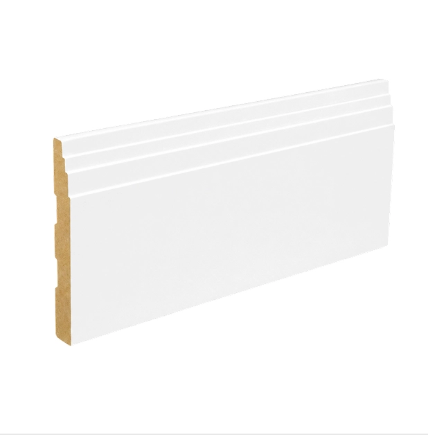 18 X 138 S3 Grooved Baseboard Wood Trim Profile