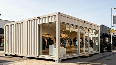 Portable And Temporary Retail Building