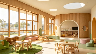 Preschool And Early Learning Building