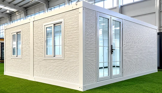 Lyngou Model 01 Expandable Container House With Glass Door