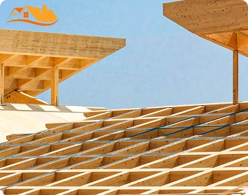 Lyngou Glulam Roof Structure