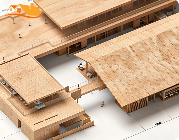 Lyngou Large Timber Building System Model