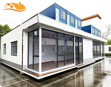Lyngou Modern Modular Office White Exterior