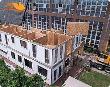 Lyngou Prefab Osb Wall Panel Construction