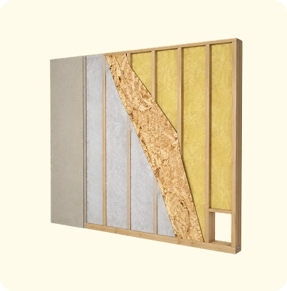 Timber Prefabricated Wall Panel