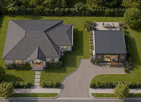 Granny Flat Site Planning Aerial View