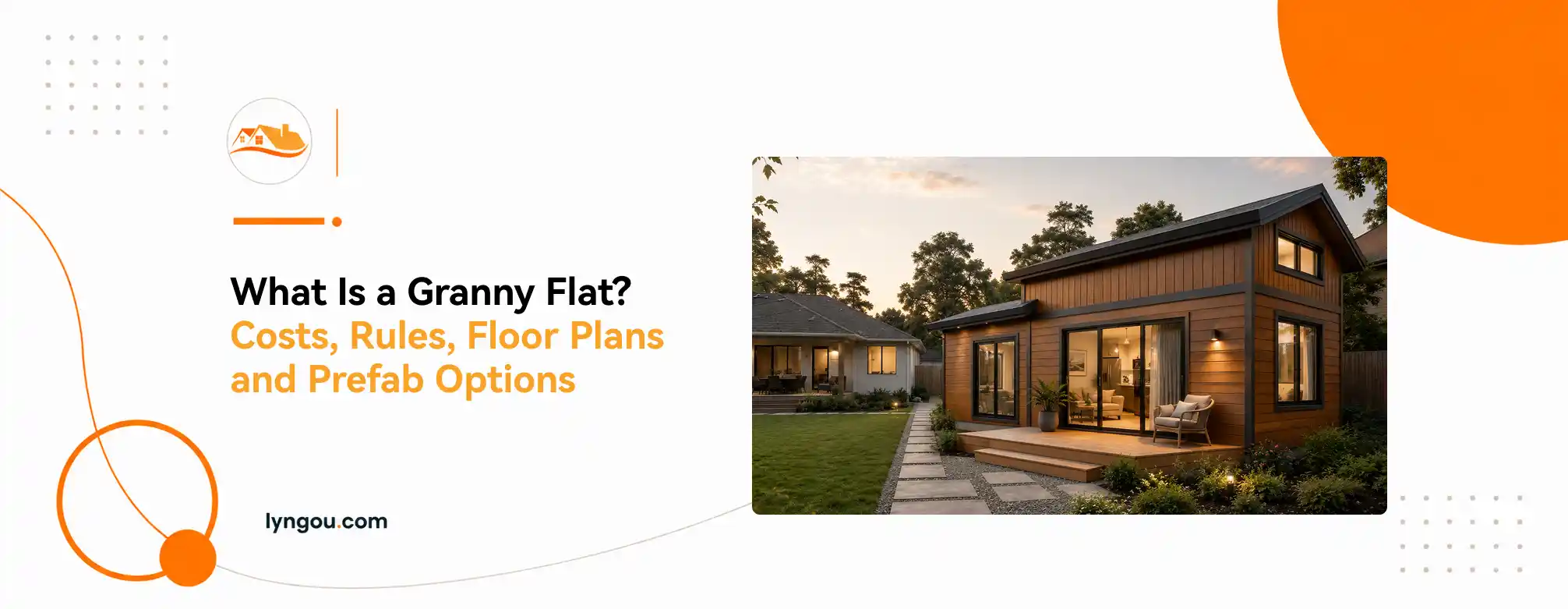 Lyngou Model 08 One Bedroom Prefab Granny Flat In A Backyard