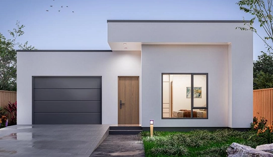 Model 12 Modern Three Bedroom Prefab Home With Garage