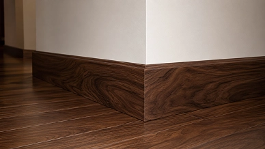 Walnut Baseboard Trim