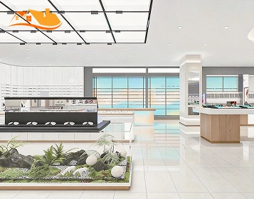 Lyngou Modern Showroom Planter And Display Counters In Shenzhen