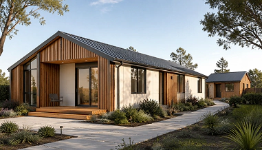 Modern Single Story Prefab Home