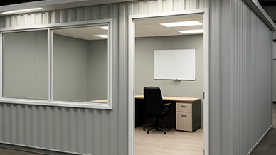 A Supervisor Modular Office In Container Style