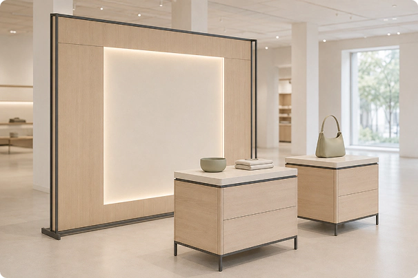 Modular Shop In Shop Brand Wall Displays